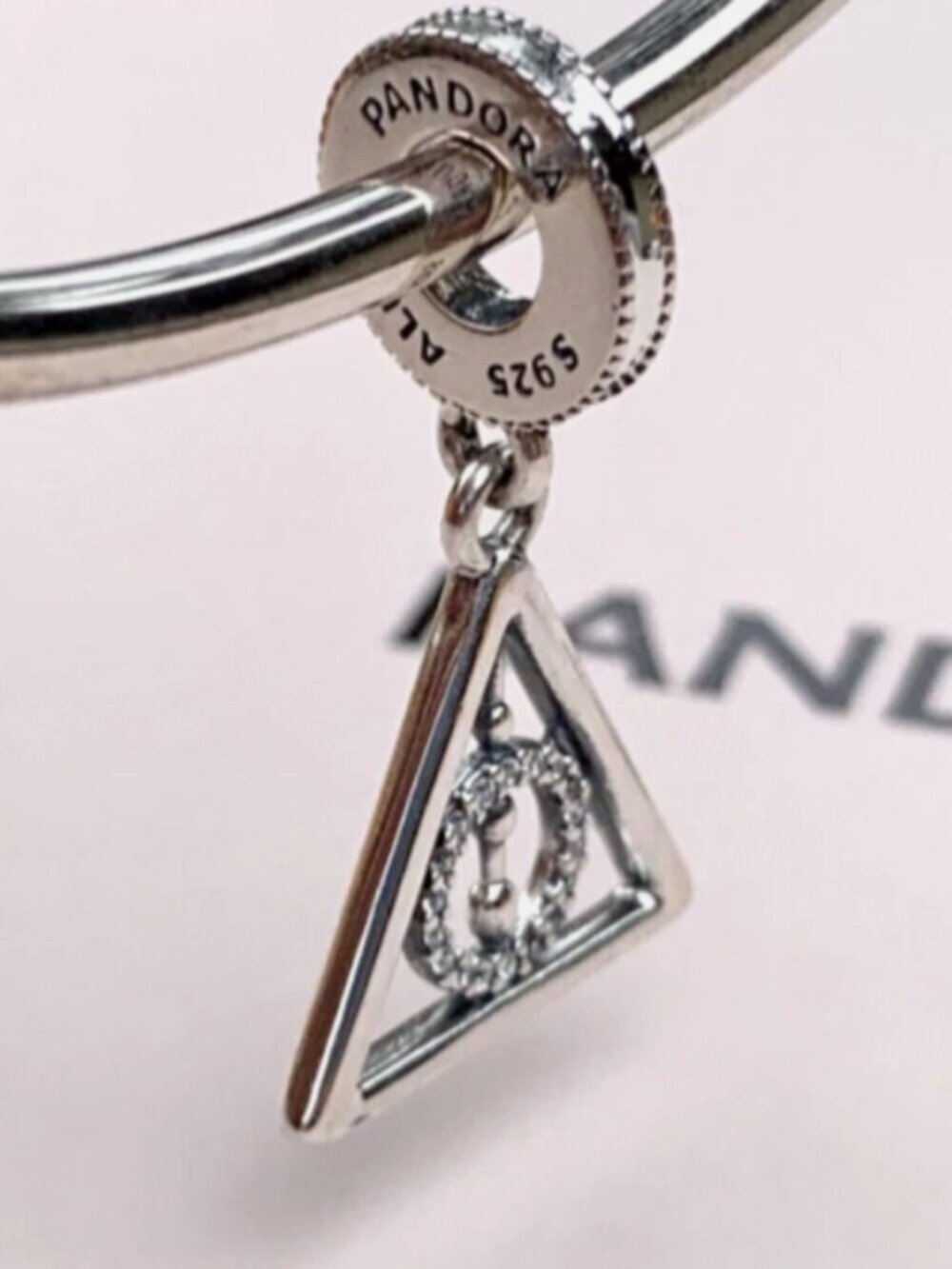 New Pandora S925 ALE Harry Potter Deathly Hallows Dangle Charm